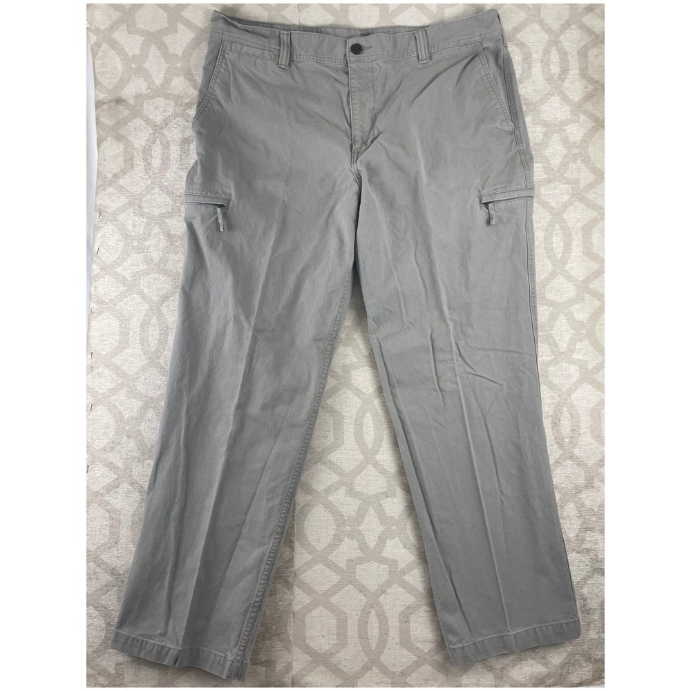 Dockers Pacific Collection Crossover Cargo Pants Mens 40x32 Gray Cotton Straight